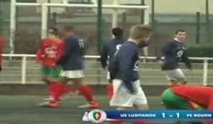 US Lusitanos 1 - 2 FC Rouen