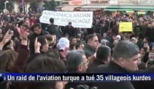 Turquie : Les Kurdes manifestent après la mort de 35 civils