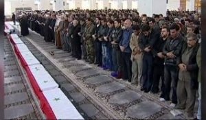 Syrie : funérailles officielles au lendemain d'un...