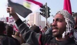 Des milliers d'Egyptiens place Tahrir pour le premier anniversaire de la révolte