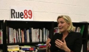 Marine Le Pen face aux riverains (25/01/2012) - La liberté sur Internet