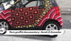 Le "graffiti knitting" : quand le tricot s'expose dans la rue
