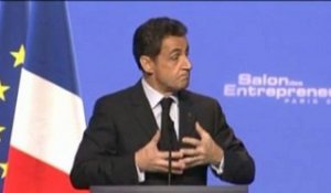 Discours de N. Sarkozy au Salon des Entrepreneurs