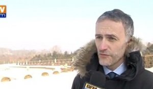 Les jardins du château de Versailles fermés à cause du froid
