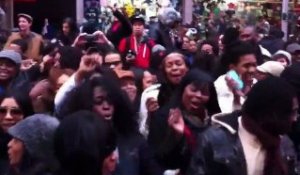 Une Flash-mob dansante en hommage à Soul Train