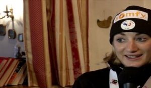 Interview de Marie-Laure Brunet après sa médaille d'argent avant le relais