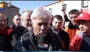 ArcelorMittal : Guy Bedos, en visite à Florange appelle à une "révolution citoyenne"