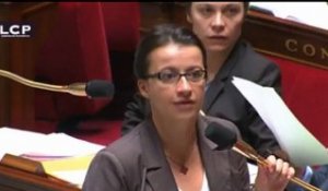 Cécile Duflot à Bernard Accoyer : "appelez-moi Madame LA ministre"