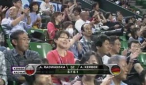Tokyo - Radwanska ne laisse que des miettes à Kerber