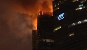 Moscou : la plus haute tour ravagée par les flammes