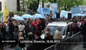 Slovénie : fonctionnaires en grève - no comment