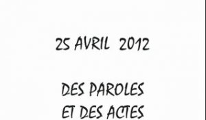 Sarkozy et les ministres FN - Balto 25 avril