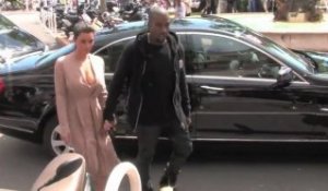 Kim Kardashian et Kanye West sur la croisette.