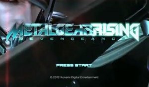 Metal Gear Rising Revengeance - Ecran titre de la démo de l'E3 2012