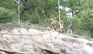 Cahors : éboulement sur la voie ferrée