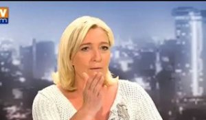Marine Le Pen sur BFMTV critique la politique de Hollande en Grèce