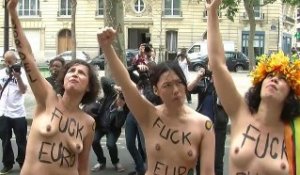 Le carton rouge des Femen à l'Euro 2012 de football