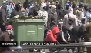 Espagne: les mineurs continuent de protester - no comment