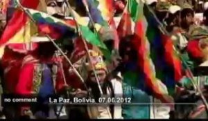 Manifestation des Boliviens pour... - no comment