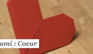 Origami : coeur en papier - HD