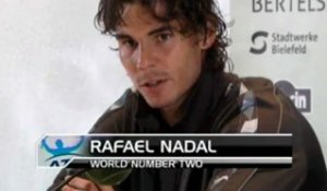 Halle - Nadal : "Kohlschreiber a beaucoup mieux joué que moi"
