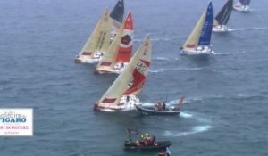 DEPART LA SOLITAIRE DU FIGARO ERIC BOMPARD CACHEMIRE 2012