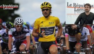 Epernay-Metz : Maxime Rodhain sur une moto au cœur du Tour de France