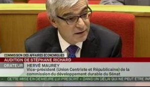 Stéphane Richard, PDG de France Télécom-Orange, auditionné par le Sénat