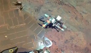 Première vidéo du Robot Curiosity sur Mars (Nasa)