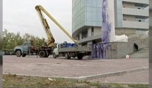 Russie : un monument dédié à Boris Eltsine vandalisé