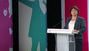 Martine Aubry : "Soyez militants plus que jamais!"