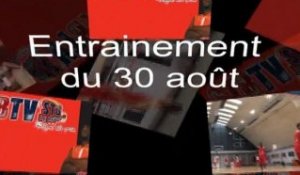 Séance d'entraînement du 30 août