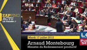 Arnaud Montebourg : la tête de Turc de l'opposition