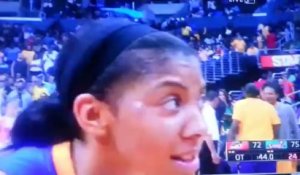 WNBA : Candace Parker explose l'arcade sourcilière de sa coéquipière après un panier