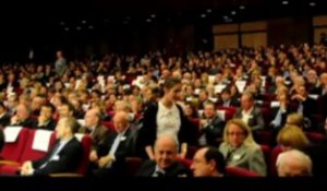 plus de 2000 personnes pour assister à la conférence de Mikhaïl Gorbatchev au palais des congrès de Liège
