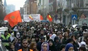Bruxelles: 2000 personnes marche pour l'imam Dahdouh