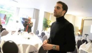 Jerome D'ambrosio en visite à Ovifat