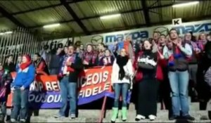 Malines-Bertrix avec les supporters des Baudets