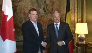 Didier Reynders rencontre John Kerry et John Baird pour parler de terrorisme