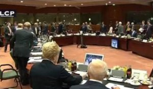 Reportages : Début du conseil européen à Bruxelles