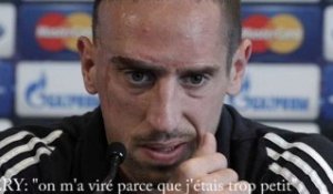 Ribéry : "on m'a viré parce que j'étais trop petit"