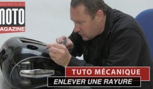 Rayure moto : retouche peinture mode d'emploi !