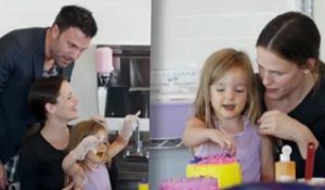 Ben Affleck cuisine avec Jennifer Garner et leurs enfants