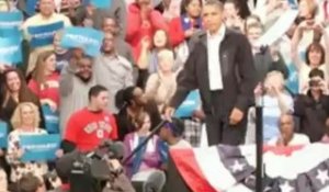 Barack Obama fait campagne dans l'Ohio