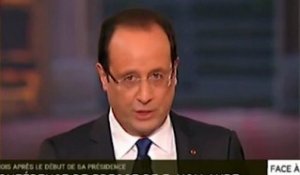 Hollande : "Moi Président, je suis..."