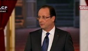 EVENEMENT,Conférence de presse de François Hollande