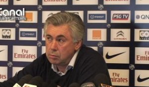 Conférence de presse de Carlo Ancelotti avant ASSE-PSG