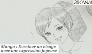 Manga : Dessiner un personnage joyeux - HD