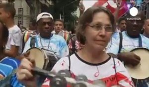Manifestation à Rio contre une loi sur le pétrole