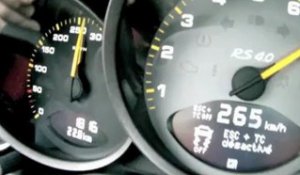 Top Speed : 0-300 km/h en Porsche 911 GT3 RS 4.0